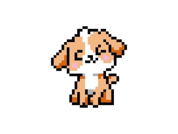 Cute Dog Character Pixel Art: A Design Review