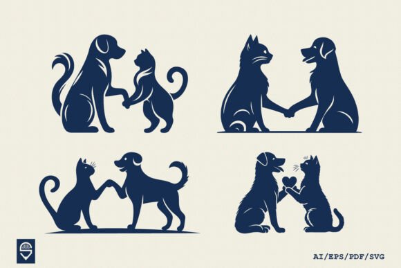 Dog and Cat Friendship Silhouette: A Designer’s Review for Real Embroidery Projects