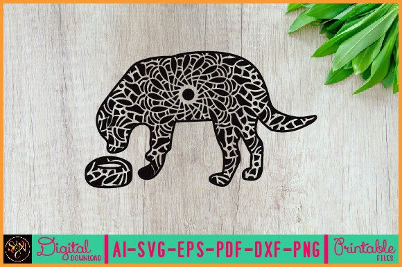 Dog Animal Mandala, Animal Silhouette 2