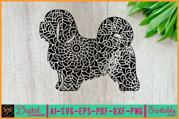 Dog Animal Mandala, Animal Silhouette 47