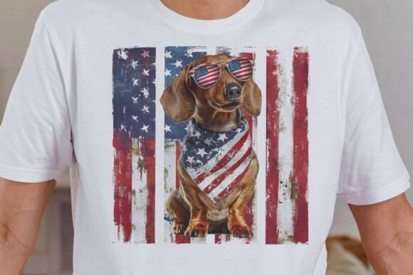 Patriotic Dachshund Dog PNG: A Real-World Embroidery Review