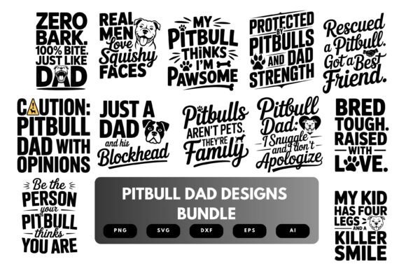 Pitbull Dad SVG Bundle: Honest Designer Review for Embroidery