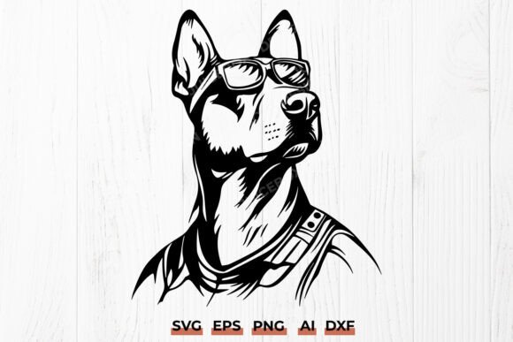 Tactical Malinois SVG – Cool Belgian DXF